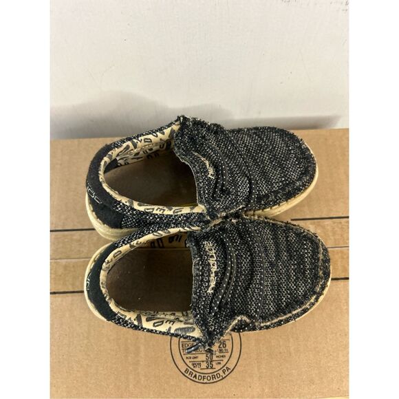 Hey dudes shoes Wally toddler 8 black gray - Picture 3 of 7